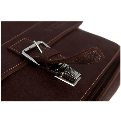 Skórzana torba na ramię teczka KEMER VOOC TC5 brąz