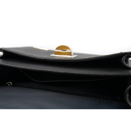 T-06 Torebka z klapką-czarna KEMER