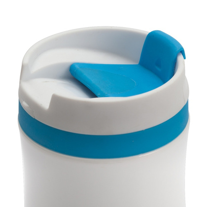 Kubek izotermiczny Viki 390 ml, Niebieski / Biały