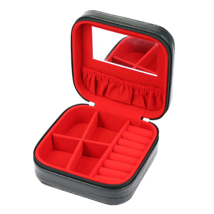 Szkatułka organizer na biżuterię PATRIZIA BEAUTY-18044 czarny KEMER