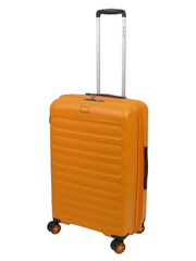 Walizka DIELLE 100 4k 66cm średnia żółta PP z poszerzeniem