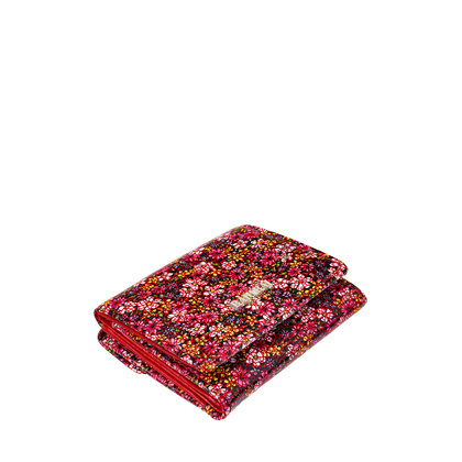 Mały czerwony portfel damski BajuBaj z kolorowej skóry naturalnej – styl i funkcjonalność PD2001s82