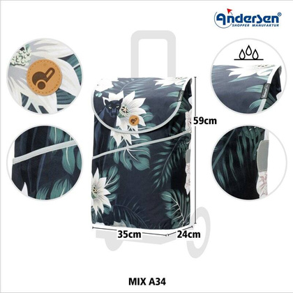 Wózek za zakupy ANDERSEN Scala MIX 112-333-A34