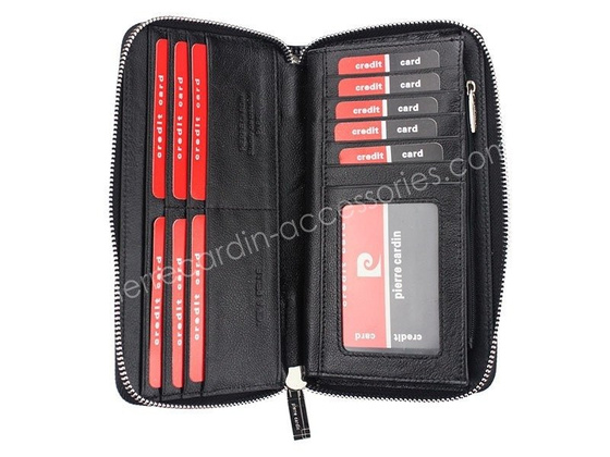 Portfel damski skórzany PIERRE CARDIN 02 LEAF 119