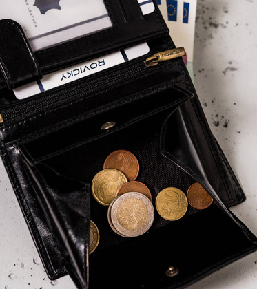 Stylowy portfel meski z bydlecej skory naturalnej