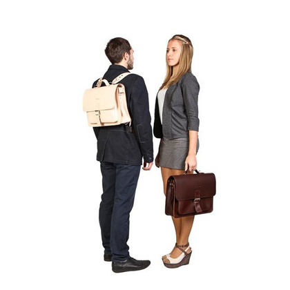 Modna teczka 3w1 skóra KEMER VOOC Vintage P25 koniak