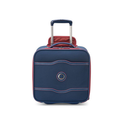 Delsey Chatelet Air 2.0 niebieska torba podróżna typu underseater