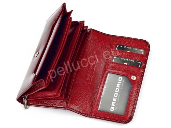 Portfel damski skórzany PELLUCCI LN-110 Niebieski