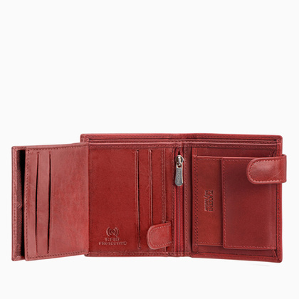 Portfel damski skórzany PUCCINI ROME CR2305 3 Czerwony