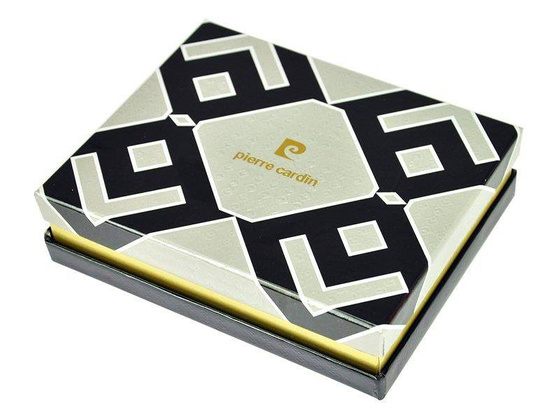 Portfel męski skórzany PIERRE CARDIN SAHARA TILAK15 8806 Czarny / Niebieski