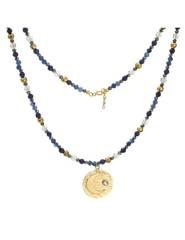 Naszyjnik  KSIĘŻYC Lapis 925