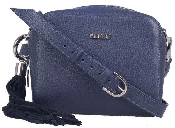 Torebka damska skórzana KEMER R264-10-S1-001 Granatowa - min. zamówienie 20 / 50 / 100 szt.