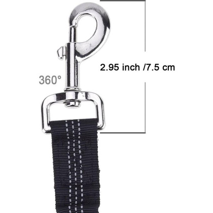 PAS SAMOCHODOWY DLA PSA 46-55CM CZARNY