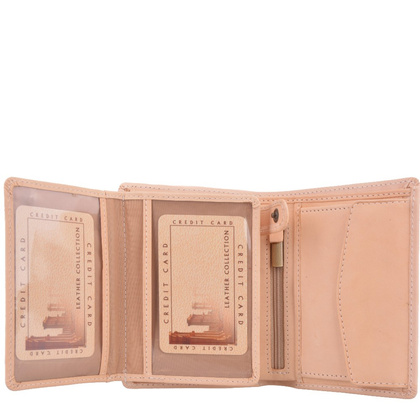 Portfel męski skórzany KEMER 012M/J Cielisty - min. zamówienie 20 / 50 / 100 szt.