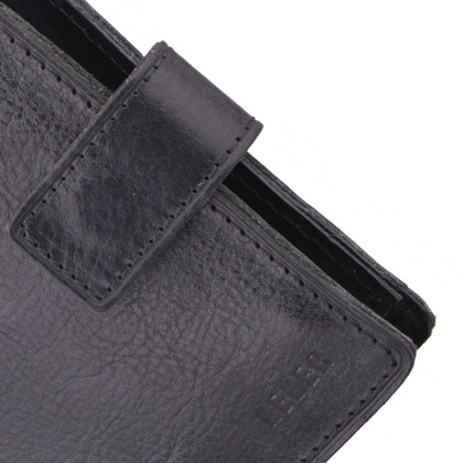 Portfel męski skórzany KEMER 366 Czarny - min. zamówienie 20 / 50 / 100 szt.