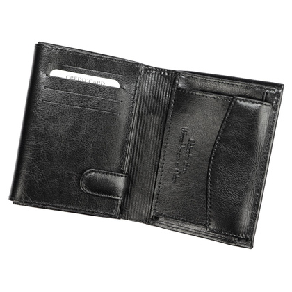 Portfel męski skórzany PELLUCCI 50 czarny