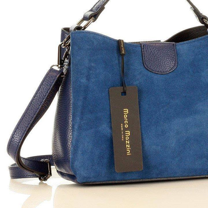 MARCO MAZZINI Elegancki kuferek skórzana listonoszka camera bag nubuk leather granat - min. zamówienie 20 / 50 / 100 szt.