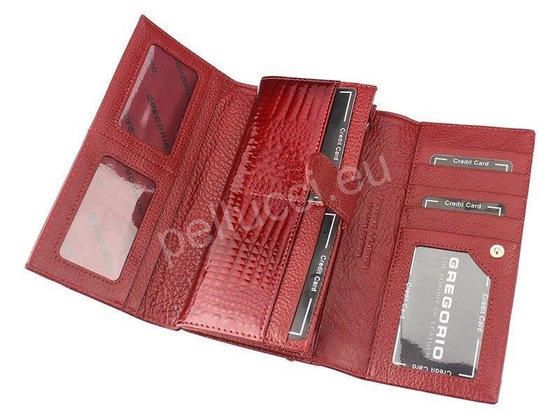 Portfel damski PELLUCCI GP-102 czerwony