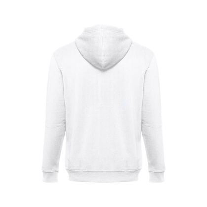 THC AMSTERDAM WH. Męska bluza z kapturem i pełnym zamkiem