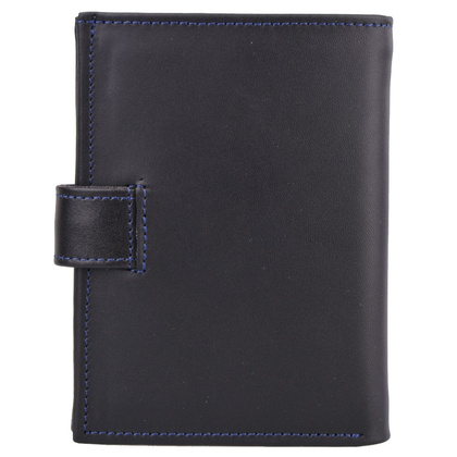 Portfel męski skórzany KEMER P4J LK Czarny / Granat - min. zamówienie 20 / 50 / 100 szt.