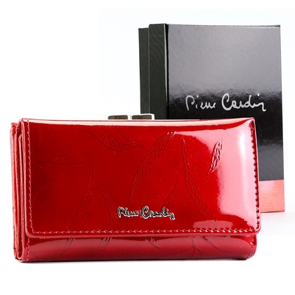 Średni skórzany portfel damski PIERRE CARDIN 