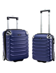 Mała walizka kabinowa PELLUCCI RGL730 SS Granatowa