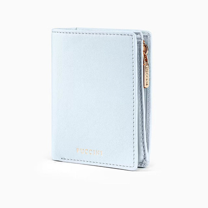 Portfel damski skórzany PUCCINI ZEN ZN9006 7B Niebieski