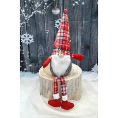 SKRZAT DEKORACYJNY 50+23 cm KRATA CZERWONA