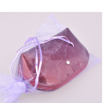 Kosmetyczka skórzana KEMER KO 253 Bordo lakier - min. zamówienie 20 / 50 / 100 szt.