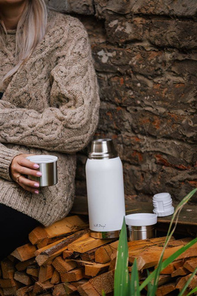 Termos turystyczny 1L FUORI biały 27619