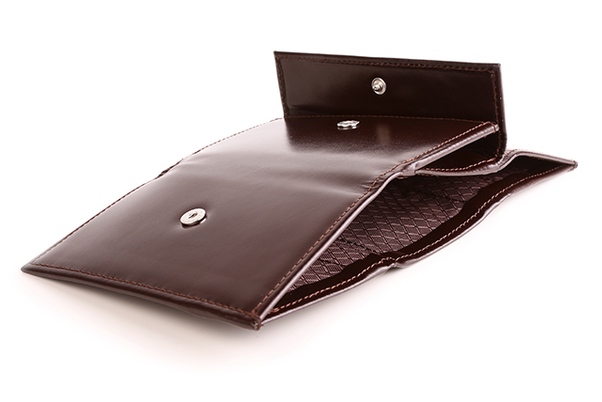 Mały skórzany portfel damski KEMER VOOC PPD4 Czarny