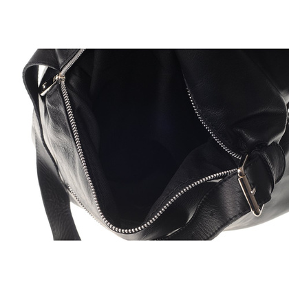 Torebka damska skórzana KEMER 407 Czarna - min. zamówienie 20 / 50 / 100 szt.