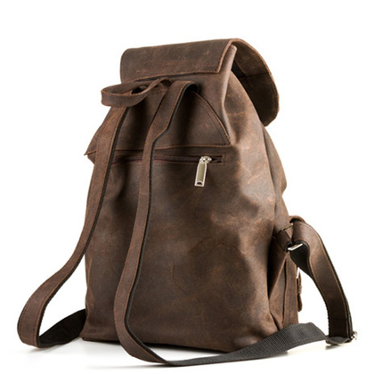 Plecak ze skóry naturalnej KEMER VOOC RDW6 Brązowy