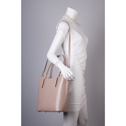 Torebka damska skórzana KEMER 635 Beżowa - min. zamówienie 20 / 50 / 100 szt.