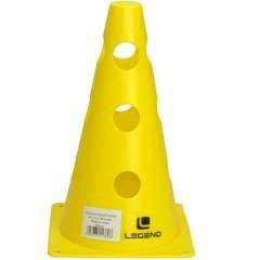 Pachołek Legend z otworami 23cm żółty