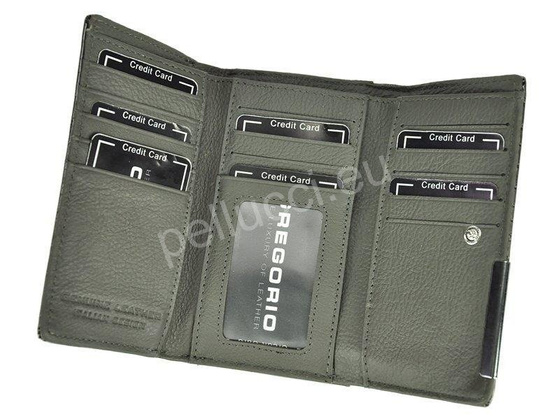 Portfel damski skórzany PELLUCCI BC-108 Niebieski