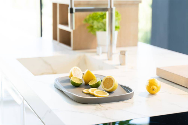 Dwustronna deska do krojenia Livio szara 8357