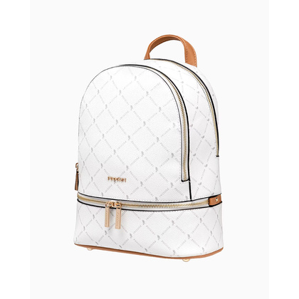 Plecak damski PUCCINI MONOGRAM COLLECTION BLXP0010P 0 Biały