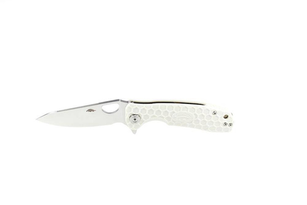 Nóż Honey Badger Leaf Medium White