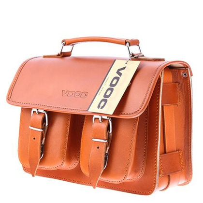 Stylowa torba kuferek KEMER VOOC Vintage P30 koniak