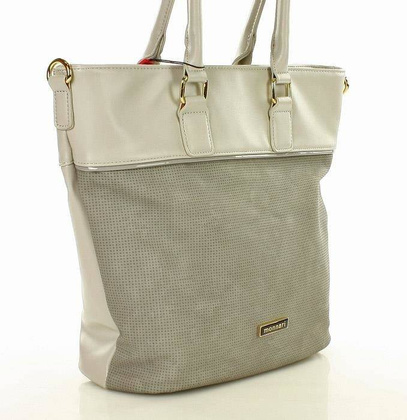MONNARI Funkcjonalna torba shopper szary - min. zamówienie 20 / 50 / 100 szt.