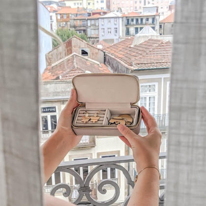 Pudełko podróżne na biżuterię Travel Medium Stackers taupe