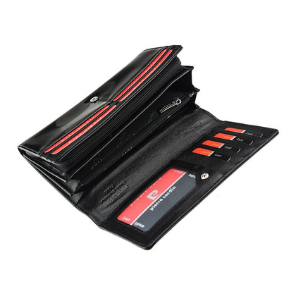 Portfel damski skórzany PIERRE CARDIN 05 LINE 106 Czarny