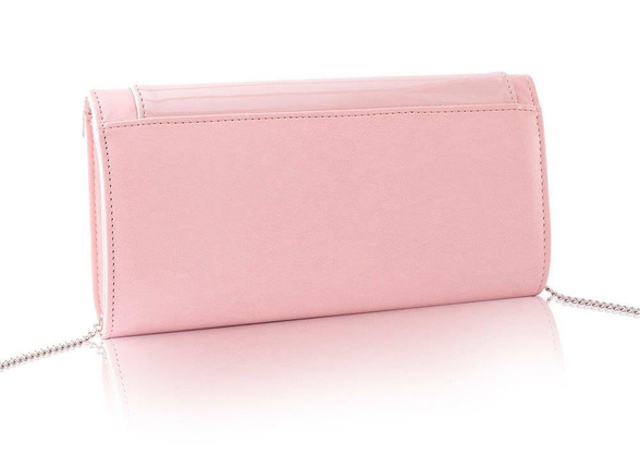 Torebka wizytowa na łańcuszku KEMER SOLIER F18 Ciemny Róż - min. zamówienie 20 / 50 / 100 szt.