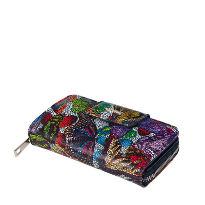 Portfel damski BajuBaj ze skóry naturalnej w motyle PD2006Cs13 RFID