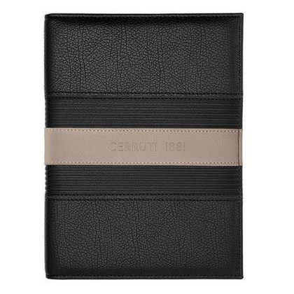 Teczka A5 Delano Taupe & Black