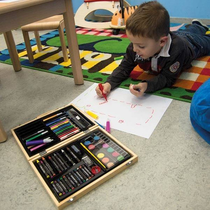 Zestaw do kolorowania, duży MAXI Brązowy