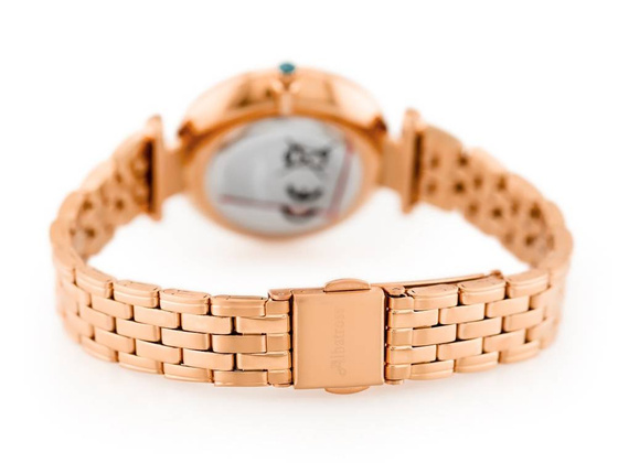 ZEGAREK DAMSKI ALBATROSS Glamour ABBB97 (za537c) rose gold/white