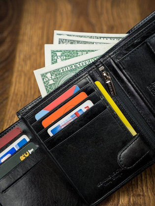 Rewelacyjny Męski Portfel Rovicky Skóra Naturalna