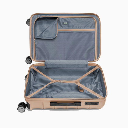 Średnia walizka PUCCINI CAIRO ABS030B 6C Złota